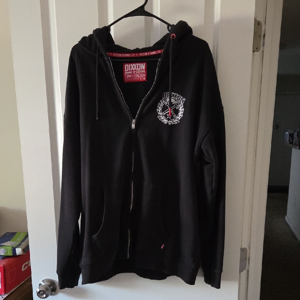 DIXXON Black Hoodie with Logo